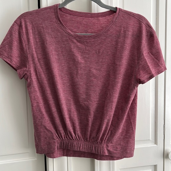 lululemon athletica Tops - Lululemon wine colored top, size small. No tag on shirt.